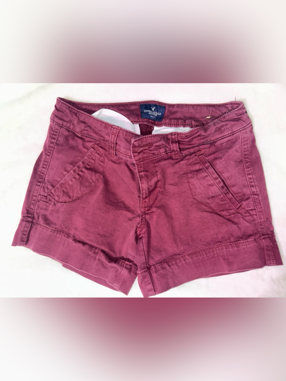 American Eagle Outfitters Red Shorts